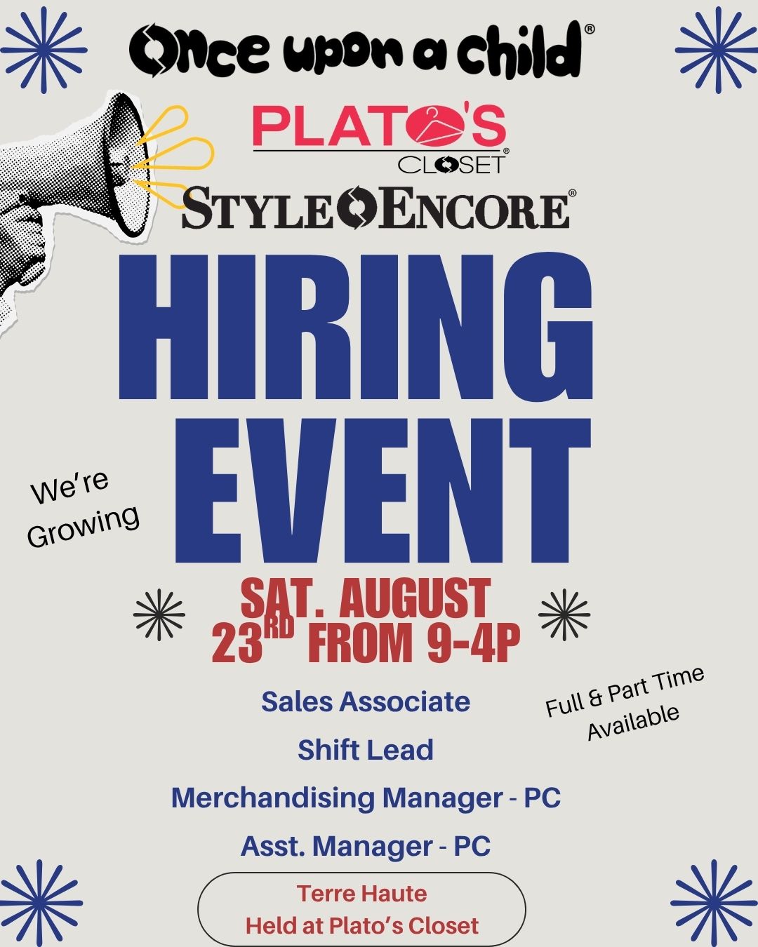 Hiring Event!